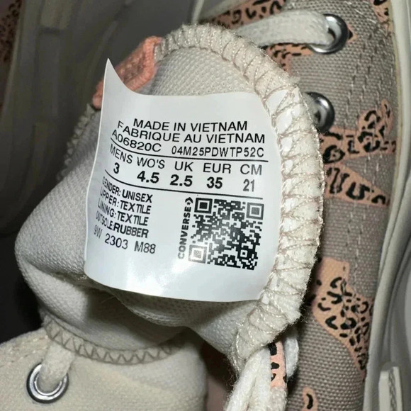 Converse Run Star Legacy CX Platform Cheetah Size 4.5 Kids / 6-6.5 Women’s - Picture 11 of 16